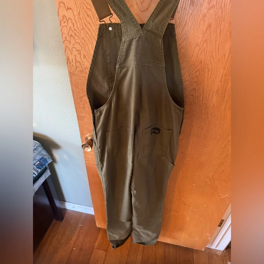 REI Co-Op Trailsmith Workwear Olive Green Overalls - Picture 8 of 11